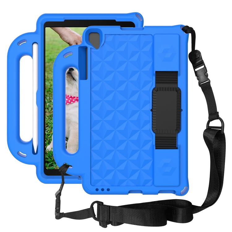 For Lenovo M10 X306X / X306F Diamond Series EVA Anti-Fall Shockproof Sleeve Protective Shell Case with Holder & Strap(Blue) - Lenovo by PMC TechLife | Online Shopping South Africa | PMC TechLife | Buy Now Pay Later Mobicred