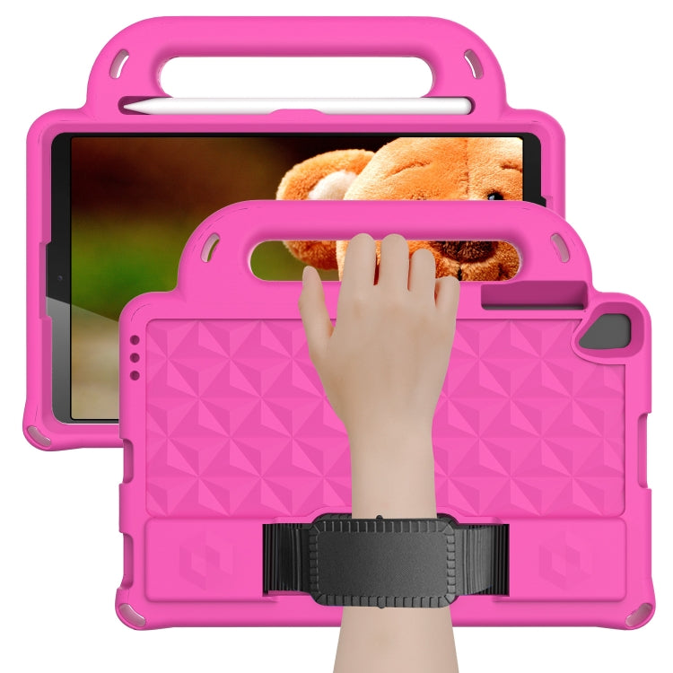 For Lenovo M10 X306X / X306F Diamond Series EVA Anti-Fall Shockproof Sleeve Protective Shell Case with Holder & Strap(RoseRed) - Lenovo by PMC TechLife | Online Shopping South Africa | PMC TechLife | Buy Now Pay Later Mobicred
