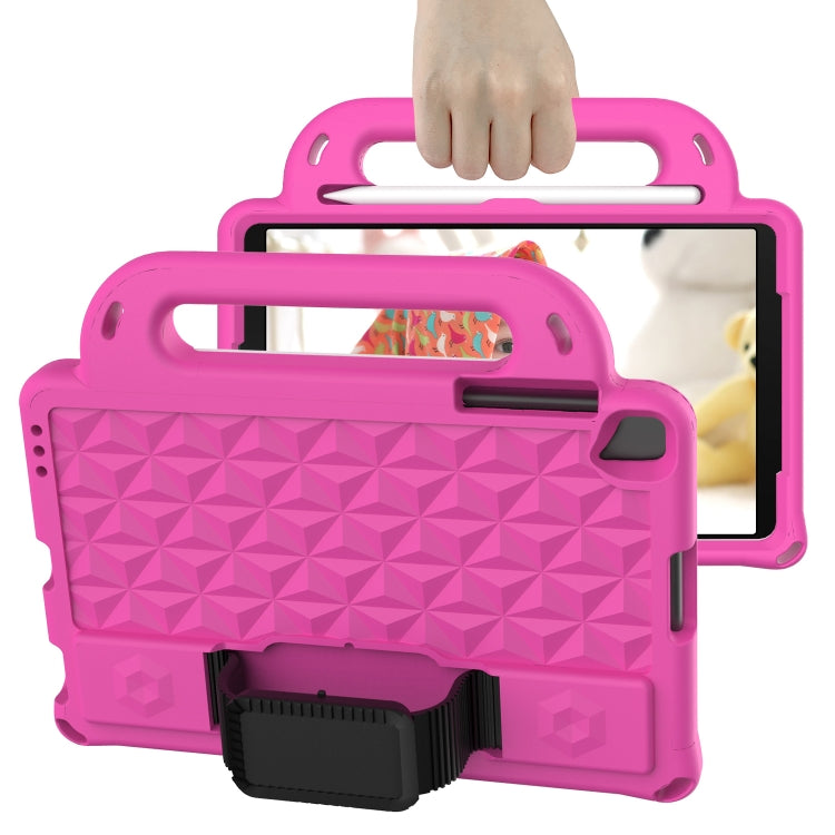 For Lenovo M10 X306X / X306F Diamond Series EVA Anti-Fall Shockproof Sleeve Protective Shell Case with Holder & Strap(RoseRed) - Lenovo by PMC TechLife | Online Shopping South Africa | PMC TechLife | Buy Now Pay Later Mobicred