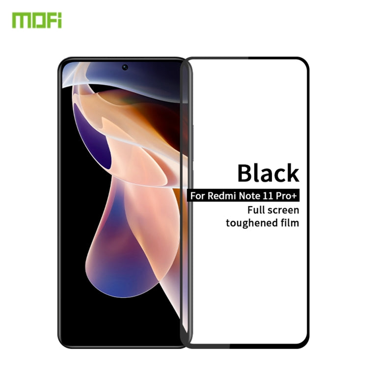 For Xiaomi Redmi Note 11 Pro MOFI 9H 2.5D Full Screen Tempered Glass Film(Black) -  by MOFI | Online Shopping South Africa | PMC TechLife