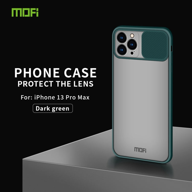 For iPhone 13 Pro Max MOFI Translucent Frosted PC + TPU Phone Case(Green) - free shipping - PMC TechLife - Order now!