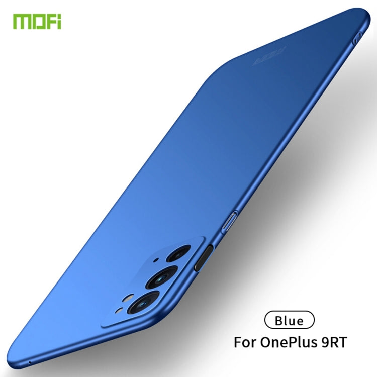 For OnePlus 9RT 5G MOFI Frosted PC Ultra-thin Hard Phone Case(Blue) - OnePlus Cases by MOFI | Online Shopping South Africa | PMC TechLife | Buy Now Pay Later Mobicred