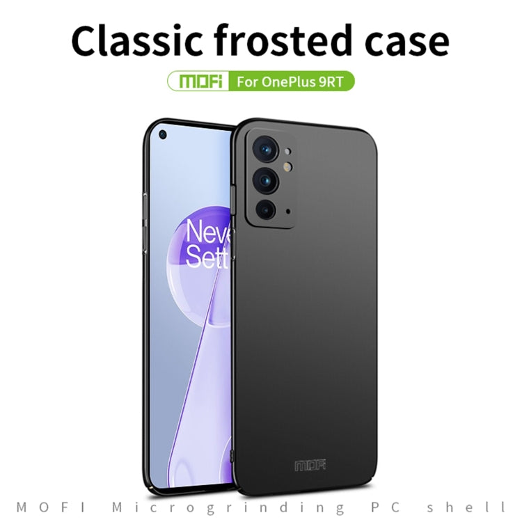 For OnePlus 9RT 5G MOFI Frosted PC Ultra-thin Hard Phone Case(Blue) - OnePlus Cases by MOFI | Online Shopping South Africa | PMC TechLife | Buy Now Pay Later Mobicred