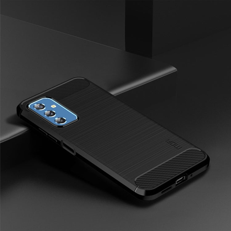 For Samsung Galaxy M52 5G MOFI Gentleness Series Brushed Texture Carbon Fiber Soft TPU Case(Black) - Galaxy Phone Cases by MOFI | Online Shopping South Africa | PMC TechLife | Buy Now Pay Later Mobicred
