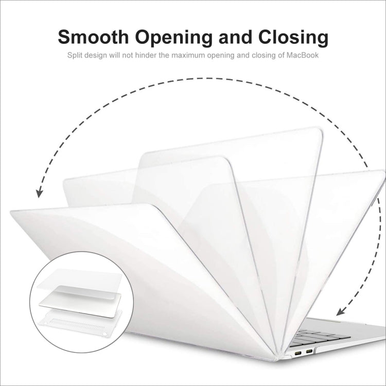 ENKAY Hat-Prince 3 in 1 Crystal Laptop Protective Case + TPU Keyboard Film + Anti-dust Plugs Set for MacBook Pro 16.2 inch A2485 2021/A2880 2023, Version:US Version(Dark Blue) - free shipping - PMC Jewellery - Order now!