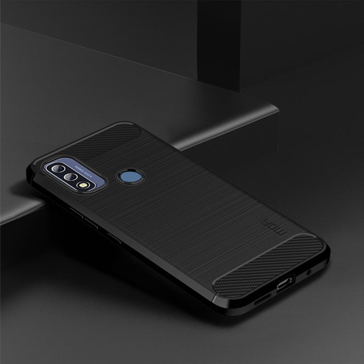 For Motorola Moto G Pure 2021 MOFI Gentleness Series Brushed Texture Carbon Fiber Soft TPU Case(Black) - Motorola Cases by MOFI | Online Shopping South Africa | PMC TechLife | Buy Now Pay Later Mobicred