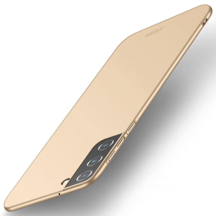 For Samsung Galaxy S22+ 5G MOFI Frosted PC Ultra-thin Hard Phone Case(Gold) - Galaxy S22+ 5G Cases by MOFI | Online Shopping South Africa | PMC TechLife