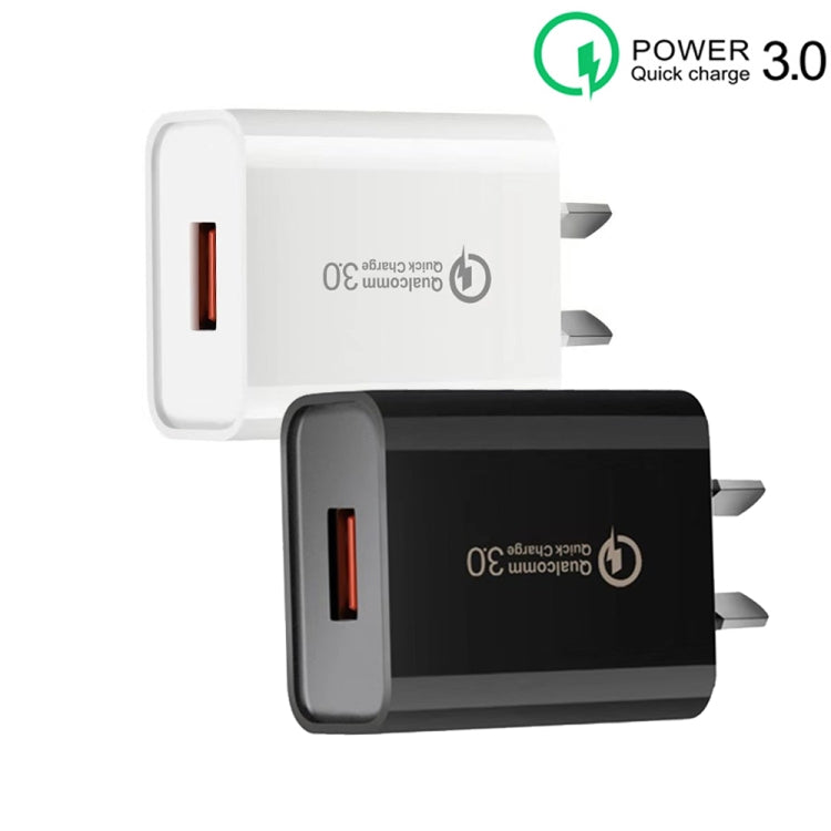 CA-25 QC3.0 USB 3A Fast Charger for Mobile Phone, AU Plug(White) - free shipping - PMC Jewellery - Order now!