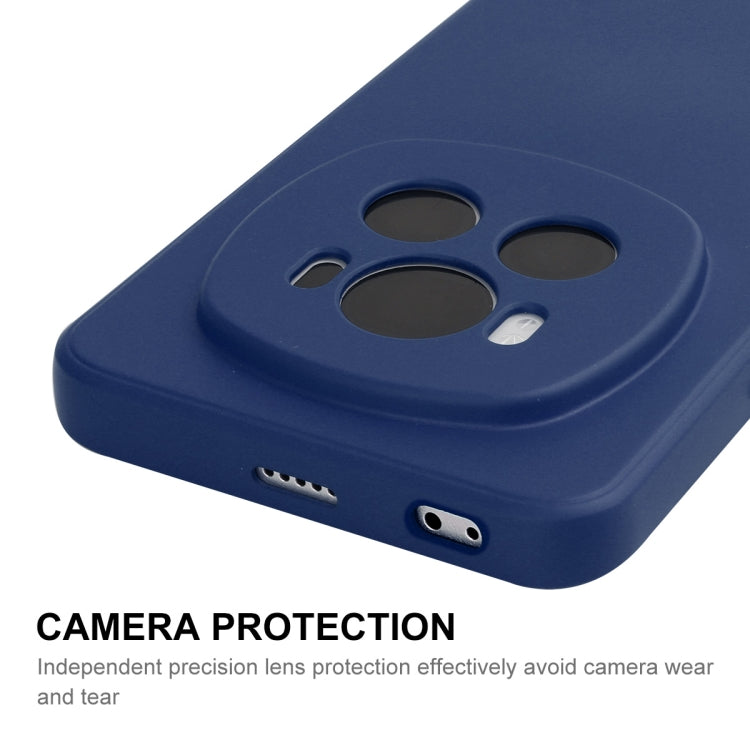 For Honor Magic6 ENKAY Liquid Silicone Soft Shockproof Phone Case(Dark Blue) - Honor Cases by ENKAY | Online Shopping South Africa | PMC Jewellery | Buy Now Pay Later Mobicred