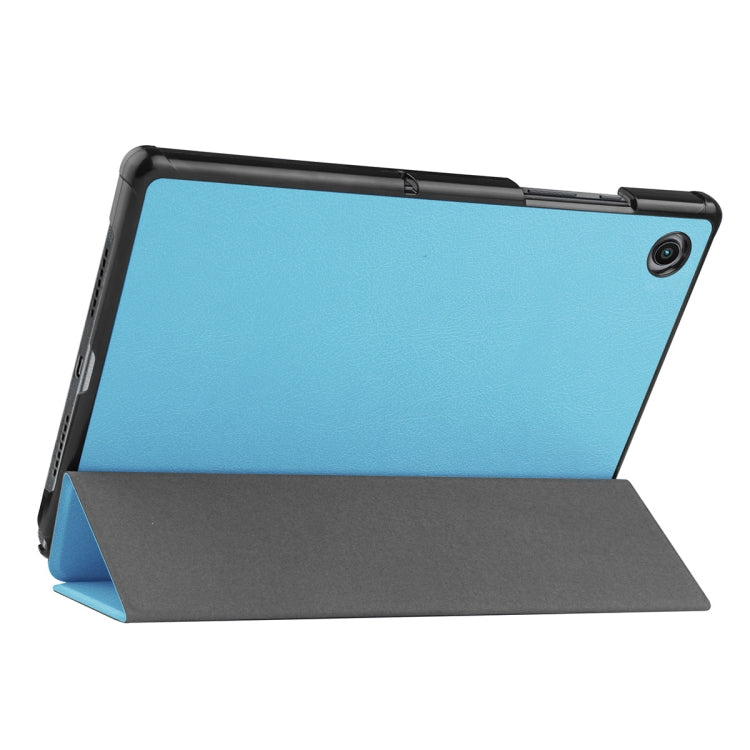 For Samsung Galaxy Tab A8 10.5 2021 ENKAY Custer Texture Leather Smart Tablet Case(Light Blue) - free shipping - PMc TechLife - Order now!