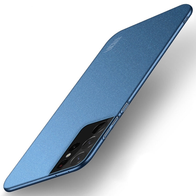 For Samsung Galaxy S21 Ultra 5G MOFI Fandun Series Frosted Ultra-thin PC Hard Phone Case(Blue) - free shipping - PMC TechLife - Order now!