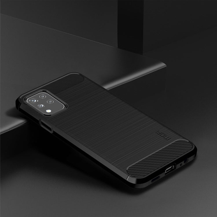 For LG K42 MOFI Gentleness Brushed Carbon Fiber Soft TPU Case(Black) - LG Cases by MOFI | Online Shopping South Africa | PMC TechLife | Buy Now Pay Later Mobicred