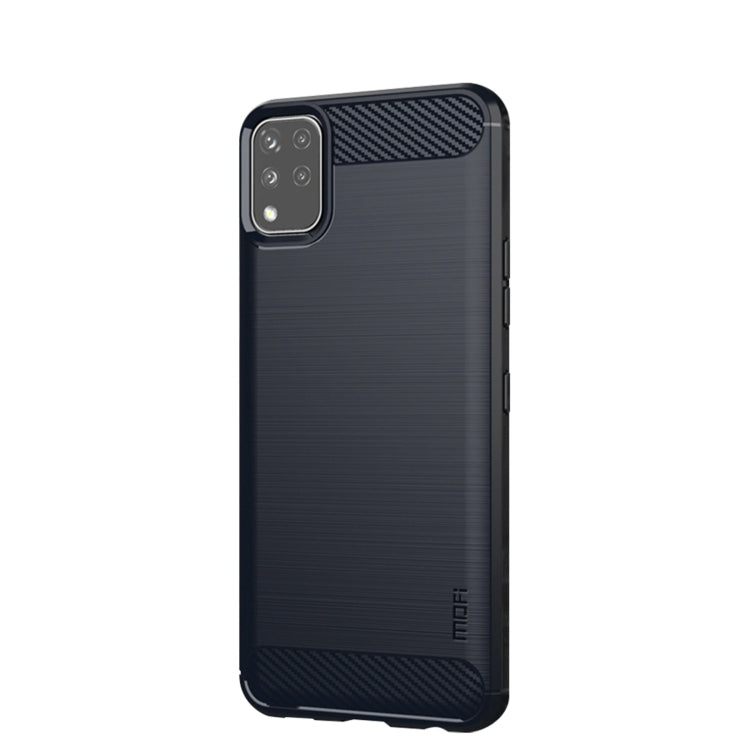 For LG K42 MOFI Gentleness Brushed Carbon Fiber Soft TPU Case(Blue) - LG by MOFI | Online Shopping South Africa | PMC TechLife | Buy Now Pay Later Mobicred