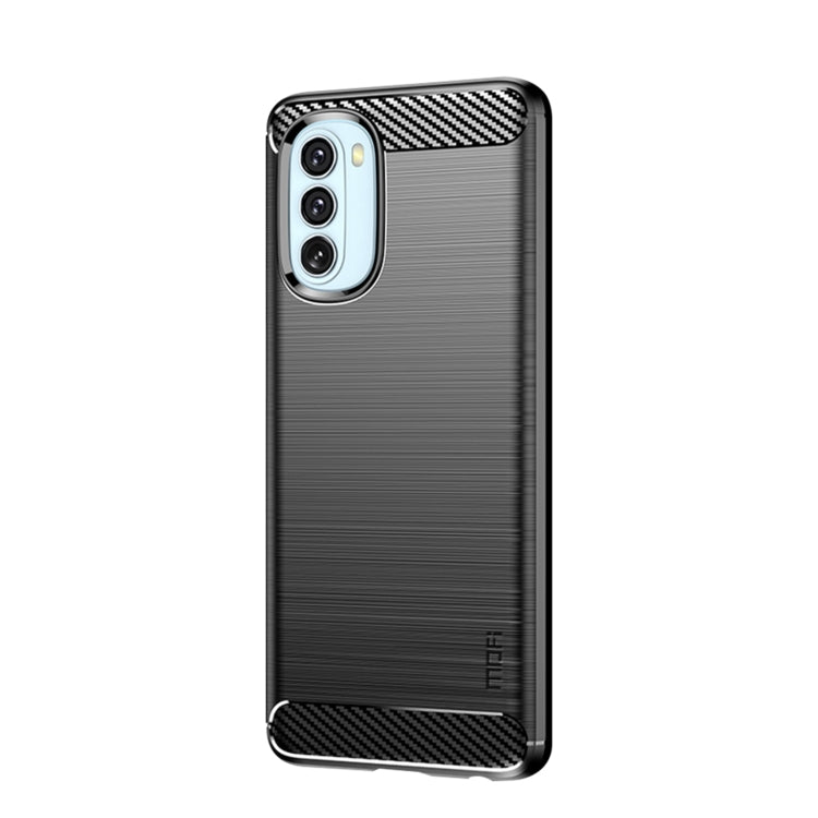 For Motorola Moto G51  5G MOFI Gentleness Brushed Carbon Fiber Soft TPU Case(Black) - free shipping - PMC TechLife - Order now!