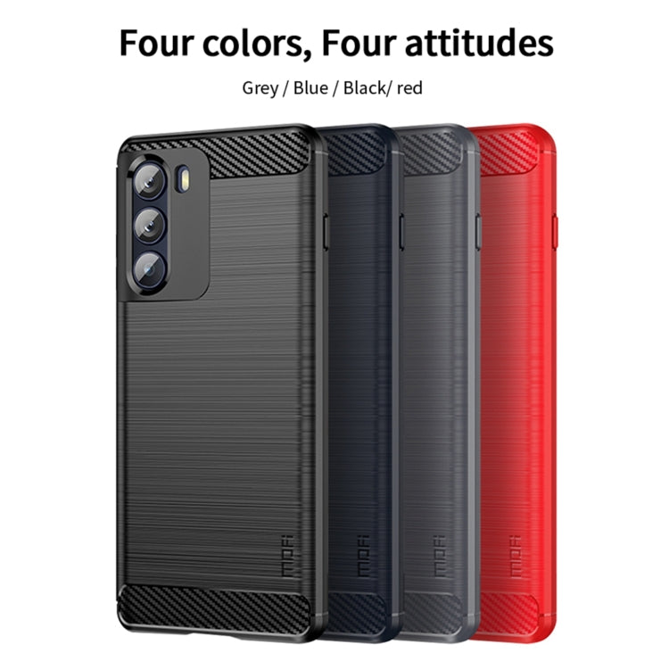 For Motorola Moto G200 5G / Edge S30 MOFI Gentleness Brushed Carbon Fiber Soft TPU Case(Black) - Motorola Cases by MOFI | Online Shopping South Africa | PMC TechLife | Buy Now Pay Later Mobicred