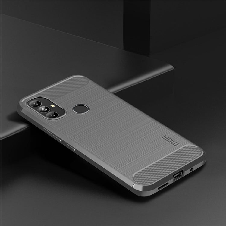 For Motorola Moto G Power 2022 MOFI Gentleness Brushed Carbon Fiber Soft TPU Case(Gray) - free shipping - PMC TechLife - Order now!