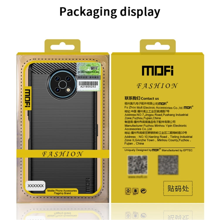For Sony Xperia Pro-I MOFI Gentleness Brushed Carbon Fiber Soft TPU Case(Grey) - Sony Cases by MOFI | Online Shopping South Africa | PMC TechLife