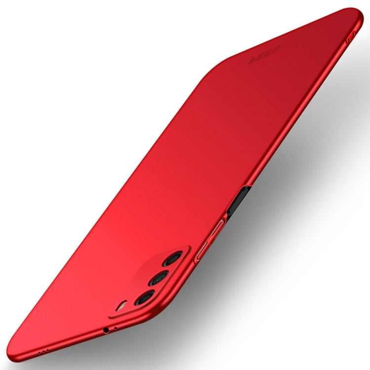 For Xiaomi Poco M3 / Redmi 9T MOFI Frosted PC Ultra-thin Hard Case(Red) - Xiaomi Cases by MOFI | Online Shopping South Africa | PMC TechLife