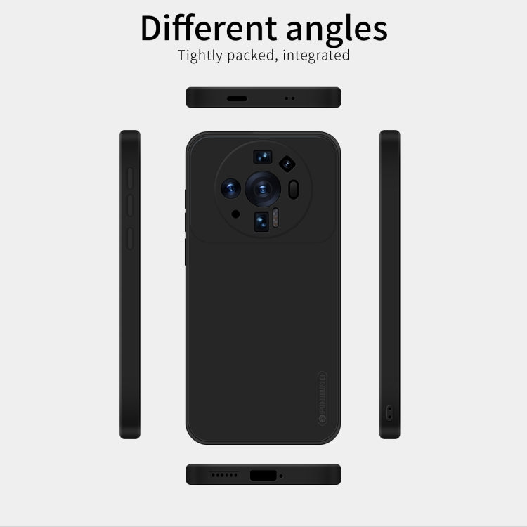 For Xiaomi Mi 12 Ultra PINWUYO Sense Series Liquid Silicone TPU Mobile Phone Case(Black) - More Brand by PINWUYO | Online Shopping South Africa | PMC Jewellery | Buy Now Pay Later Mobicred