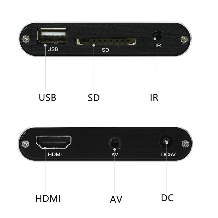 X9 HD Multimedia Player 4K Video Loop USB External Media Player AD Player(US Plug) - Multimedia Player by PMC TechLife | Online Shopping South Africa | PMC TechLife | Buy Now Pay Later Mobicred