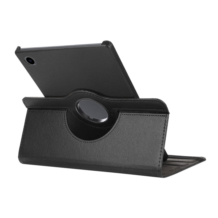 For Samsung Galaxy Tab A8 10.5 2021 X200/X205 ENKAY 360 Degree Rotation Litchi Leather Smart Case(Black) - free shipping - PMc TechLife - Order now!