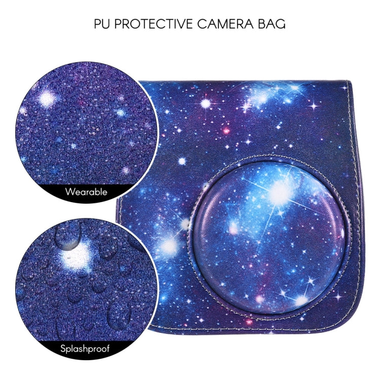 Universe Pattern Full Body Camera PU Leather Case Bag with Strap for FUJIFILM instax mini 9 / mini 8+ / mini 8 - Leather Bag by PMC TechLife | Online Shopping South Africa | PMC TechLife | Buy Now Pay Later Mobicred
