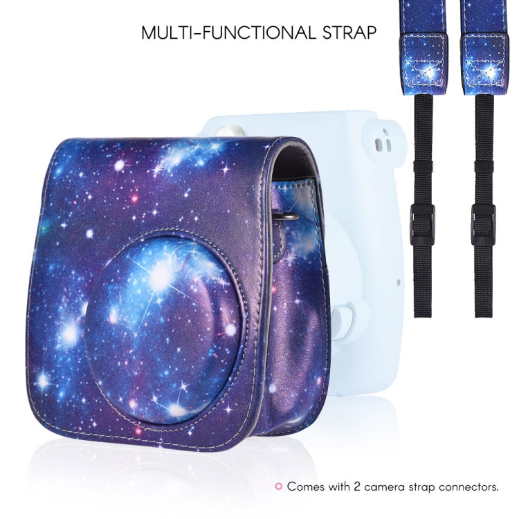 Universe Pattern Full Body Camera PU Leather Case Bag with Strap for FUJIFILM instax mini 9 / mini 8+ / mini 8 - Leather Bag by PMC TechLife | Online Shopping South Africa | PMC TechLife | Buy Now Pay Later Mobicred