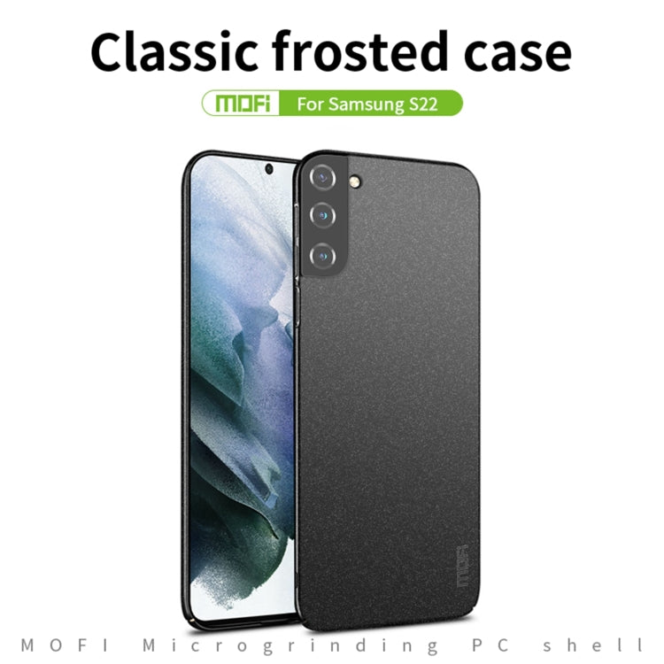 For Samsung Galaxy S22 5G MOFI Fandun Series Frosted Ultra-thin PC Hard Phone Case(Green) - free shipping - PMC TechLife - Order now!