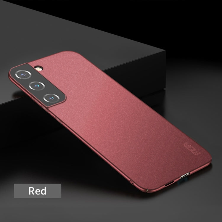 For Samsung Galaxy S22 5G MOFI Fandun Series Frosted Ultra-thin PC Hard Phone Case(Red) - Galaxy S22 5G Cases by MOFI | Online Shopping South Africa | PMC TechLife