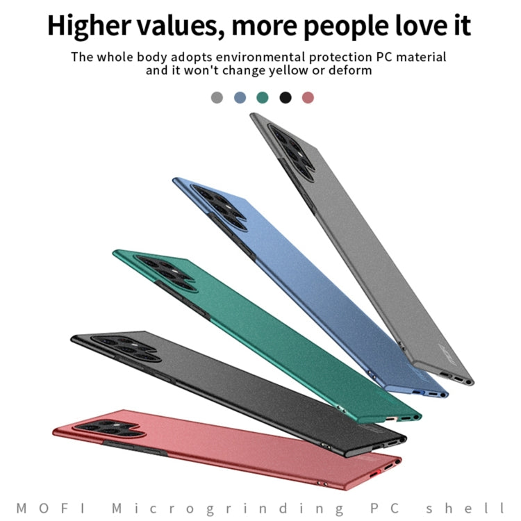 For Samsung Galaxy S22 Ultra 5G MOFI Fandun Series Frosted Ultra-thin PC Hard Phone Case(Grey) - free shipping - PMC TechLife - Order now!
