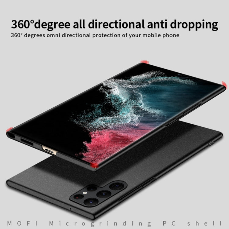 For Samsung Galaxy S22 Ultra 5G MOFI Fandun Series Frosted Ultra-thin PC Hard Phone Case(Red) - free shipping - PMC TechLife - Order now!