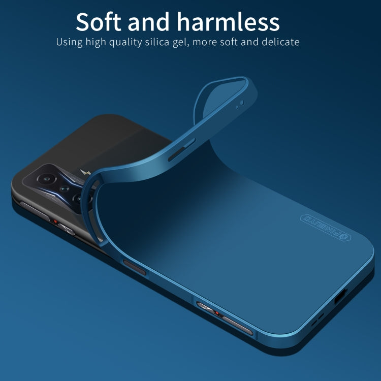 For Xiaomi Redmi K50 Gaming PINWUYO Sense Series Liquid Silicone TPU Phone Case(Blue) - free shipping - PMC Jewellery - Order now!