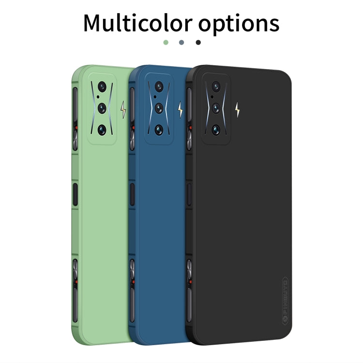 For Xiaomi Redmi K50 Gaming PINWUYO Sense Series Liquid Silicone TPU Phone Case(Blue) - free shipping - PMC Jewellery - Order now!