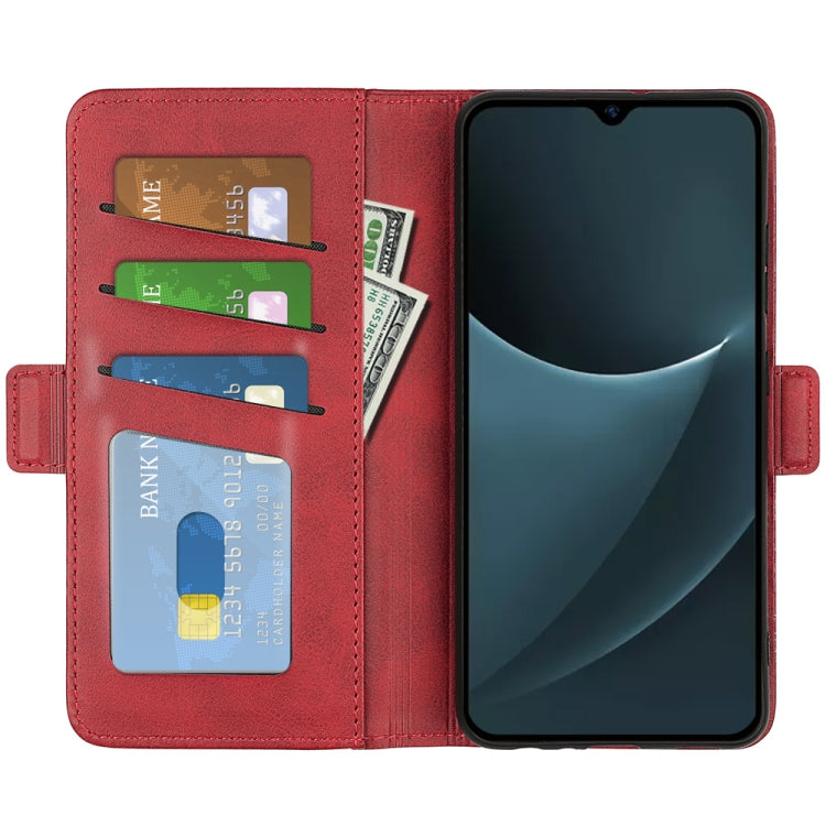 For Blackview A95 Dual-side Magnetic Buckle Leather Phone Case(Red) - More Brand by PMC TechLife | Online Shopping South Africa | PMC TechLife | Buy Now Pay Later Mobicred