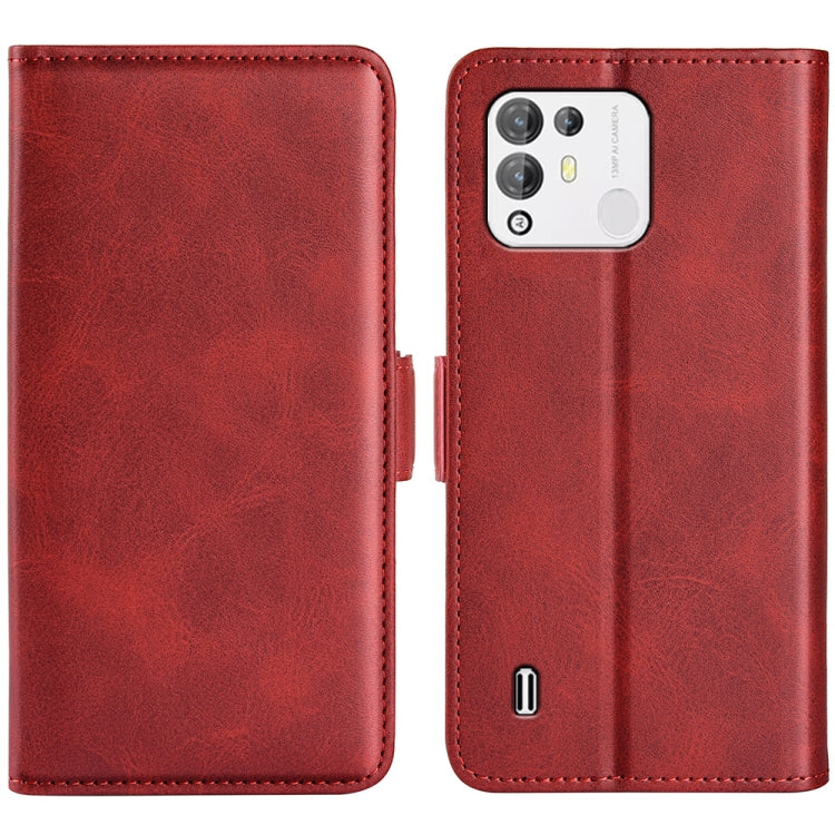 For Blackview A55 Pro Dual-side Magnetic Buckle Leather Phone Case(Red) - More Brand by PMC TechLife | Online Shopping South Africa | PMC TechLife | Buy Now Pay Later Mobicred
