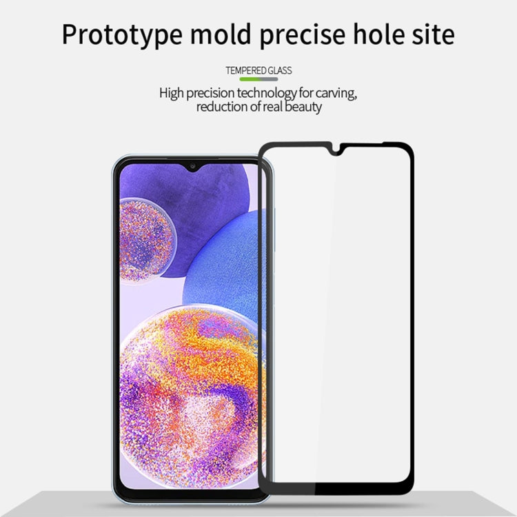 For Samsung Galaxy A23 / M23 / F23 MOFI 9H 2.5D Full Screen Tempered Glass Film(Black) -  by MOFI | Online Shopping South Africa | PMC TechLife