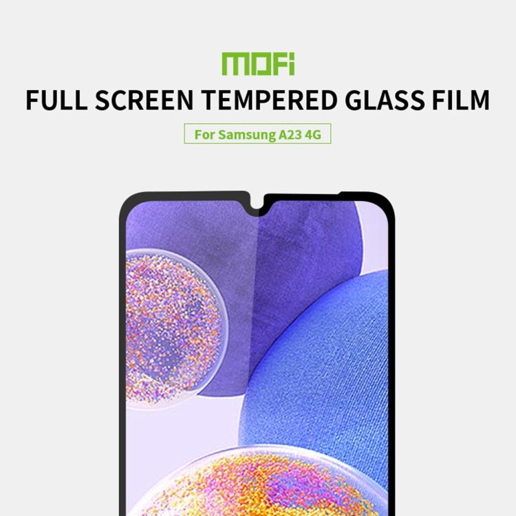 For Samsung Galaxy A23 / M23 / F23 MOFI 9H 2.5D Full Screen Tempered Glass Film(Black) -  by MOFI | Online Shopping South Africa | PMC TechLife