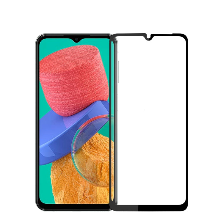 For Samsung Galaxy M33 5G MOFI 9H 2.5D Full Screen Tempered Glass Film(Black) -  by MOFI | Online Shopping South Africa | PMC TechLife