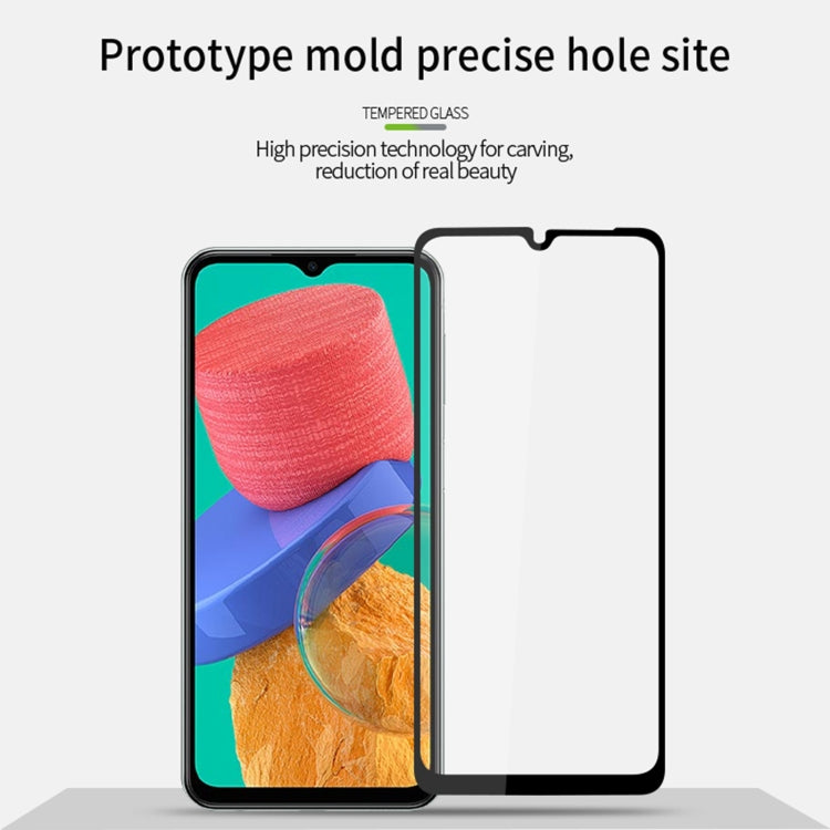For Samsung Galaxy M33 5G MOFI 9H 2.5D Full Screen Tempered Glass Film(Black) -  by MOFI | Online Shopping South Africa | PMC TechLife