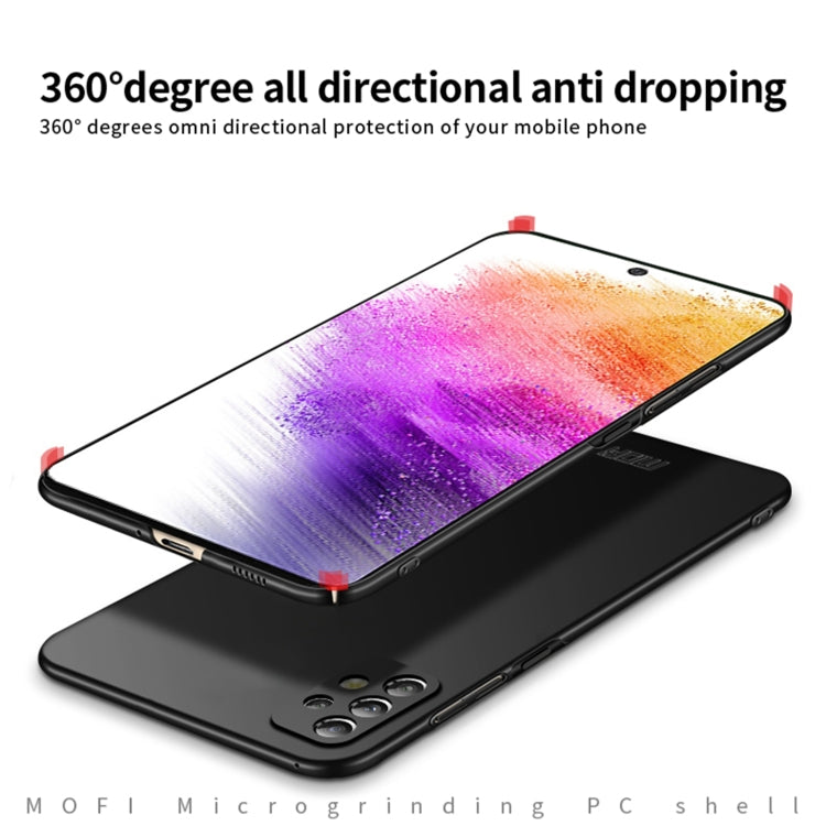 For Samsung Galaxy A73 5G MOFI Frosted PC Ultra-thin Hard Phone Case(Rose gold) - Galaxy Phone Cases by MOFI | Online Shopping South Africa | PMC TechLife | Buy Now Pay Later Mobicred