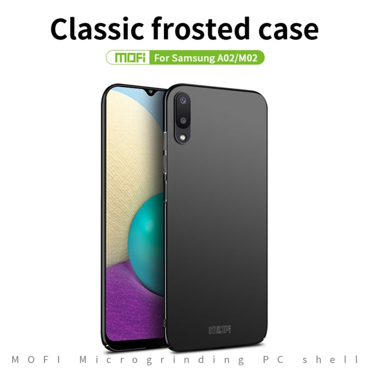 For Samsung Galaxy A02 / M02 MOFI Frosted PC Ultra-thin Hard Phone Case(Blue) - free shipping - PMC TechLife - Order now!