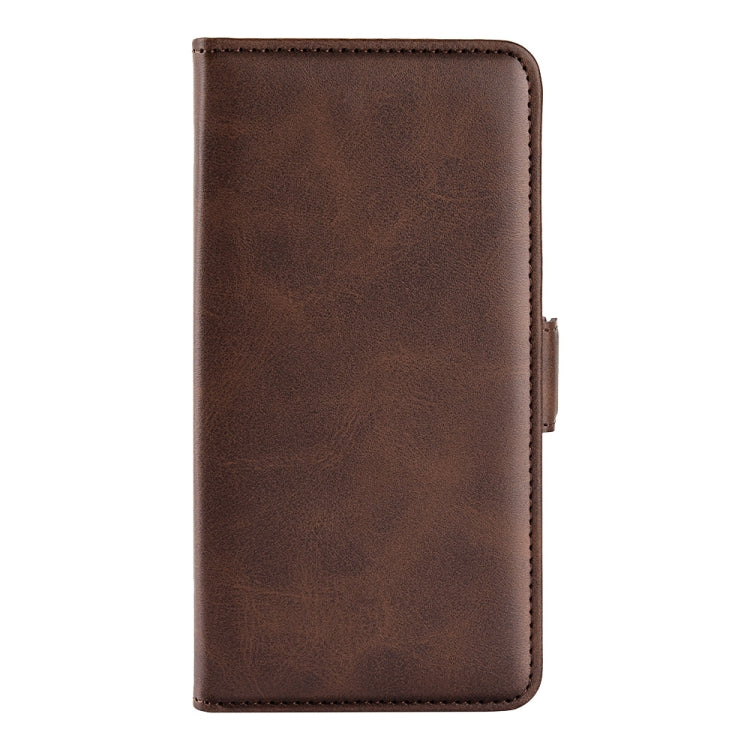 For Ulefone note 10 Dual-side Magnetic Buckle Leather Phone Case(Brown) - Ulefone Cases by PMC Jewellery | Online Shopping South Africa | PMC Jewellery | Buy Now Pay Later Mobicred
