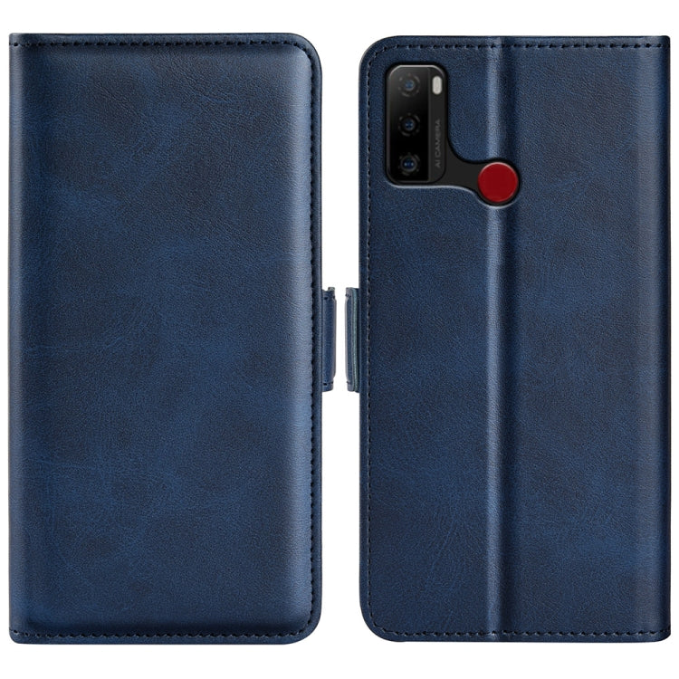 For Ulefone note 10 Dual-side Magnetic Buckle Leather Phone Case(Dark Blue) - Ulefone Cases by PMC Jewellery | Online Shopping South Africa | PMC Jewellery | Buy Now Pay Later Mobicred