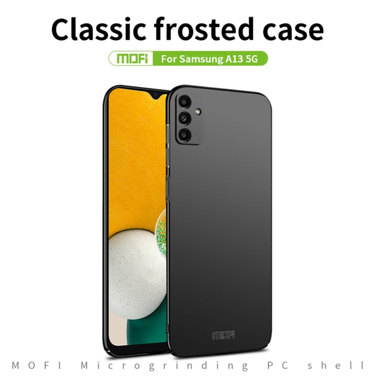 For Samsung Galaxy A13 5G MOFI Frosted PC Ultra-thin Hard Case(Gold) - Galaxy Phone Cases by MOFI | Online Shopping South Africa | PMC TechLife | Buy Now Pay Later Mobicred