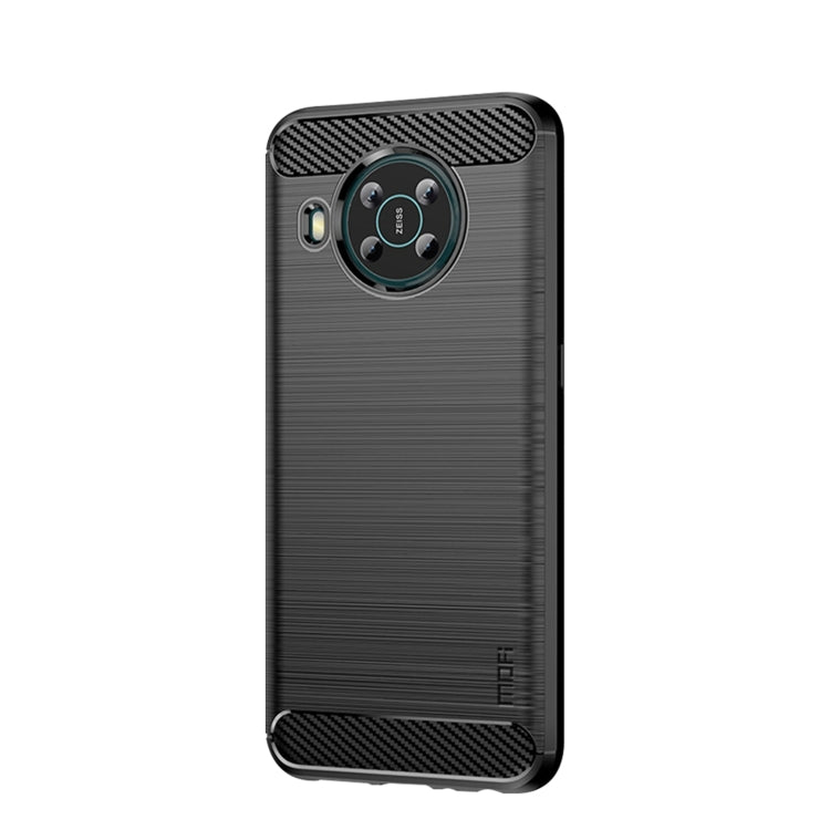 For Nokia X100 MOFI Gentleness Series Brushed Texture Carbon Fiber TPU Phone Case(Black) - Nokia Cases by MOFI | Online Shopping South Africa | PMC TechLife