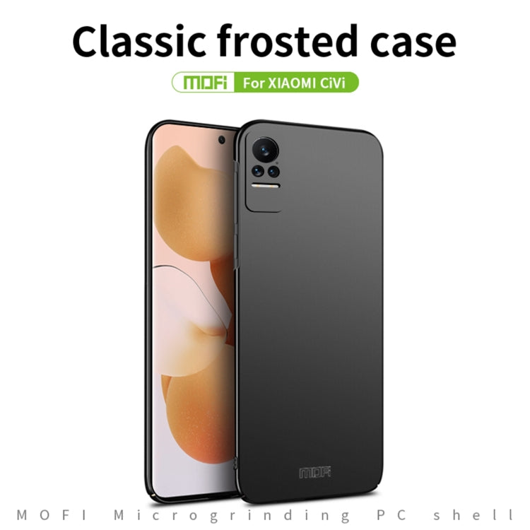 For Xiaomi Civi MOFI Frosted PC Ultra-thin Hard Case(Red) - free shipping - PMC TechLife - Order now!