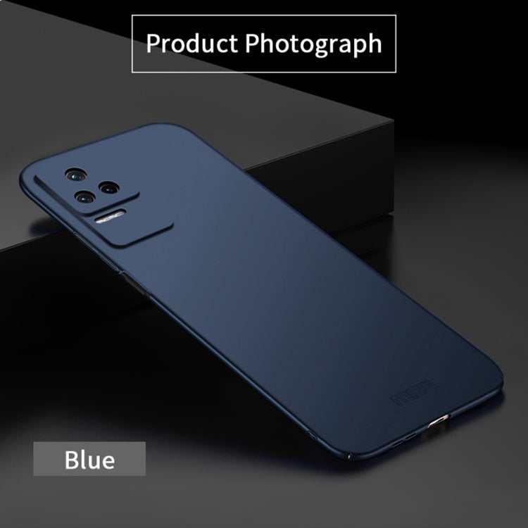 For Xiaomi Redmi K40S MOFI Frosted PC Ultra-thin Hard  Phone Case(Blue) - Xiaomi Cases by MOFI | Online Shopping South Africa | PMC TechLife | Buy Now Pay Later Mobicred