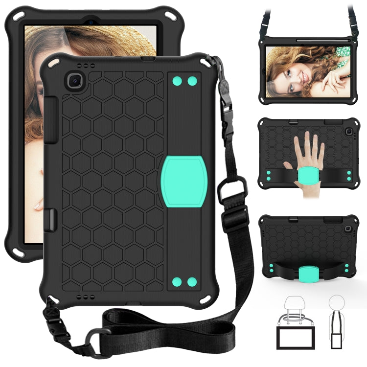 For Lenovo X306 / X606 / K10 Honeycomb EVA + PC Shockproof Tablet Case with Strap(Black+Mint Green) - Lenovo by PMC TechLife | Online Shopping South Africa | PMC TechLife | Buy Now Pay Later Mobicred