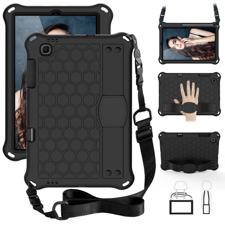 For Lenovo X306 / X606 / K10 Honeycomb EVA + PC Shockproof Tablet Case with Strap(Black+Black) - Lenovo by PMC TechLife | Online Shopping South Africa | PMC TechLife | Buy Now Pay Later Mobicred