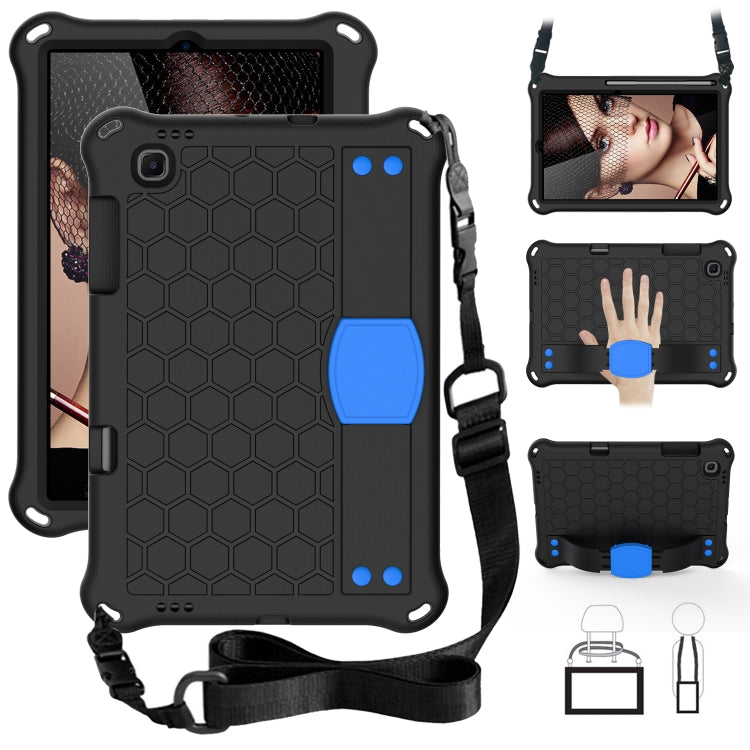 For Lenovo X306 / X606 / K10 Honeycomb EVA + PC Shockproof Tablet Case with Strap(Black+Blue) - Lenovo by PMC TechLife | Online Shopping South Africa | PMC TechLife | Buy Now Pay Later Mobicred